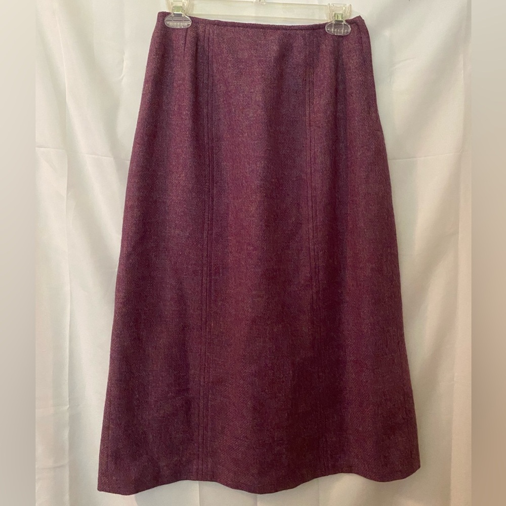 Womens Plum A-Line Skirt